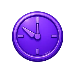Transparent PNG of the GTA V item very_simple_clock_circle_with_pointer_icon_for_my_hud_in_the_color_9f4bff