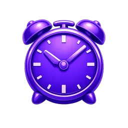 Transparent PNG of the GTA V item very_simple_clock_icon_for_my_hud_in_the_color_9f4bff