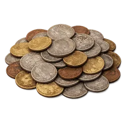 Transparent PNG of the GTA V item vintage_coins