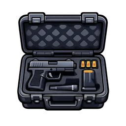Transparent PNG of the GTA V item waffenkoffer_combatpistol_1