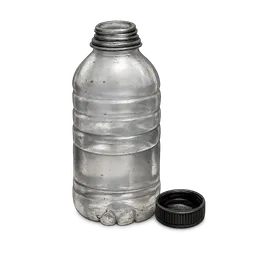 Transparent PNG of the GTA V item water_bottle_half_full_bit_dirty_lid_off