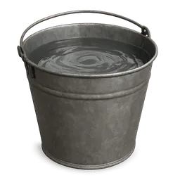Transparent PNG of the GTA V item water_bucket_full_of_water