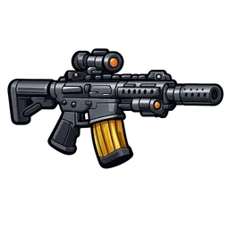 Transparent PNG of the GTA V item weapon_assaultrifle_mk2