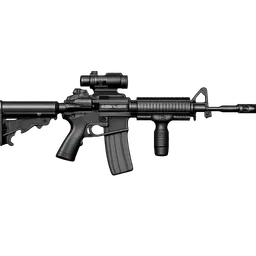Transparent PNG of the GTA V item weapon_m4