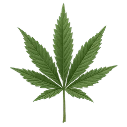 Transparent PNG of the GTA V item weed_leaf_1