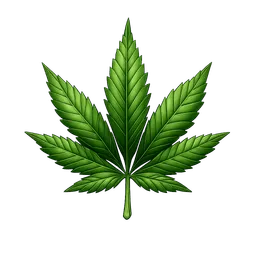 Transparent PNG of the GTA V item weed_leaf_2