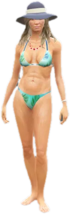 Transparent PNG of the GTA V ped a_f_m_beach_01