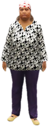 Transparent PNG of the GTA V ped a_f_m_downtown_01