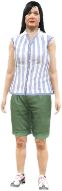 Transparent PNG of the GTA V ped a_f_m_tourist_01