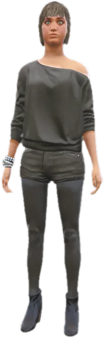 Transparent PNG of the GTA V ped a_f_y_clubcust_02