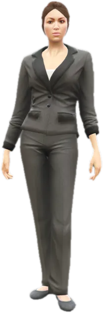 Transparent PNG of the GTA V ped a_f_y_femaleagent