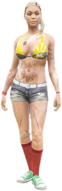 Transparent PNG of the GTA V ped a_f_y_juggalo_01
