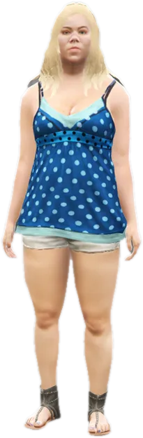 Transparent PNG of the GTA V ped a_f_y_tourist_02