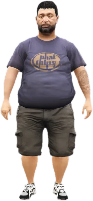 Transparent PNG of the GTA V ped a_m_m_genfat_02