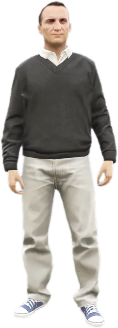 Transparent PNG of the GTA V ped a_m_m_malibu_01