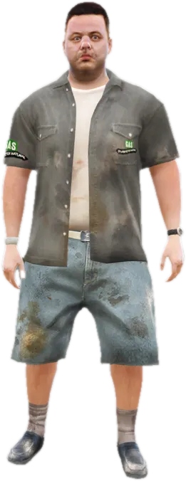 Transparent PNG of the GTA V ped a_m_m_salton_01