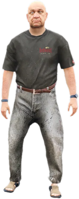 Transparent PNG of the GTA V ped a_m_m_salton_02