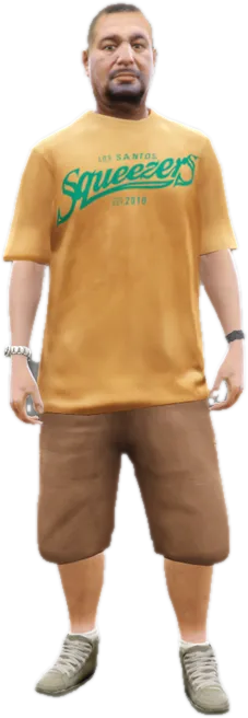 Transparent PNG of the GTA V ped a_m_m_stlat_02