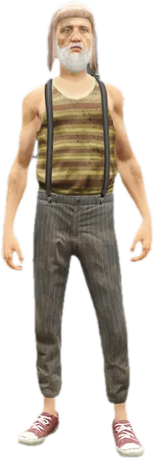 Transparent PNG of the GTA V ped a_m_o_acult_02