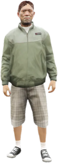 Transparent PNG of the GTA V ped a_m_o_ktown_01
