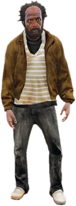 Transparent PNG of the GTA V ped a_m_o_tramp_01