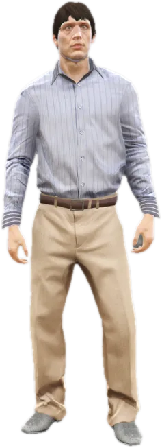 Transparent PNG of the GTA V ped a_m_y_busicas_01
