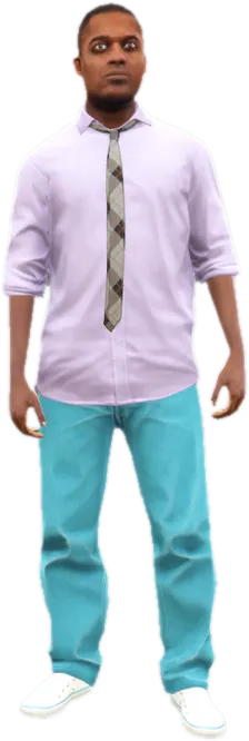 Transparent PNG of the GTA V ped a_m_y_clubcust_03