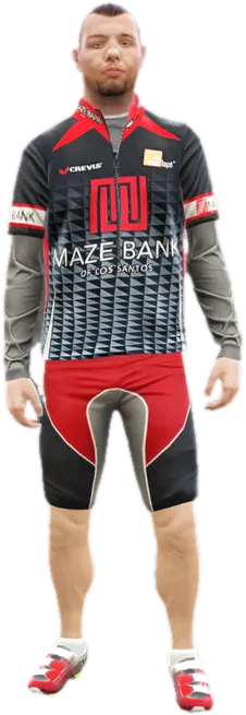 Transparent PNG of the GTA V ped a_m_y_cyclist_01