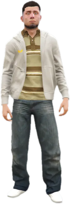 Transparent PNG of the GTA V ped a_m_y_eastsa_01