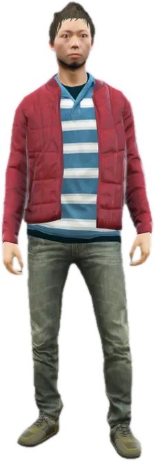 Transparent PNG of the GTA V ped a_m_y_ktown_02