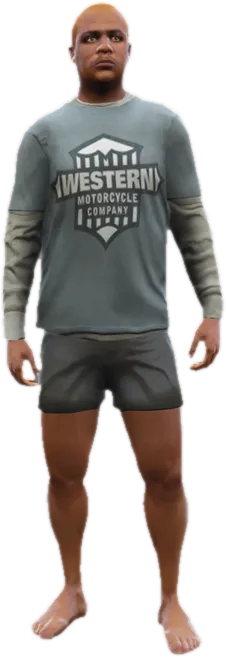 Transparent PNG of the GTA V ped a_m_y_yoga_01