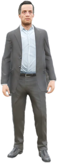 Transparent PNG of the GTA V ped cs_barry