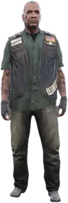 Transparent PNG of the GTA V ped cs_clay