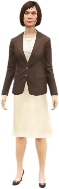 Transparent PNG of the GTA V ped cs_debra