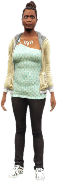 Transparent PNG of the GTA V ped cs_denise