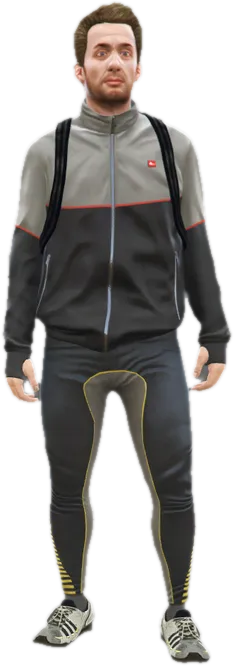 Transparent PNG of the GTA V ped cs_dom