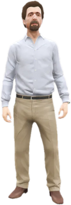 Transparent PNG of the GTA V ped cs_drfriedlander