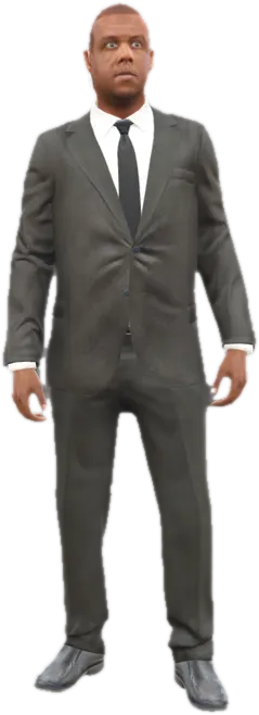 Transparent PNG of the GTA V ped cs_fbisuit_01
