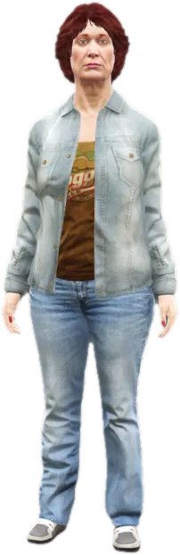 Transparent PNG of the GTA V ped cs_janet