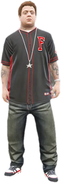 Transparent PNG of the GTA V ped cs_jimmydisanto