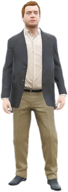 Transparent PNG of the GTA V ped cs_josh