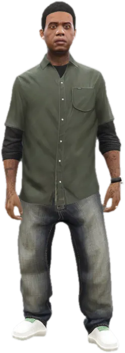 Transparent PNG of the GTA V ped cs_lamardavis