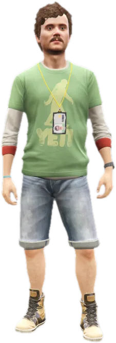 Transparent PNG of the GTA V ped cs_lifeinvad_01