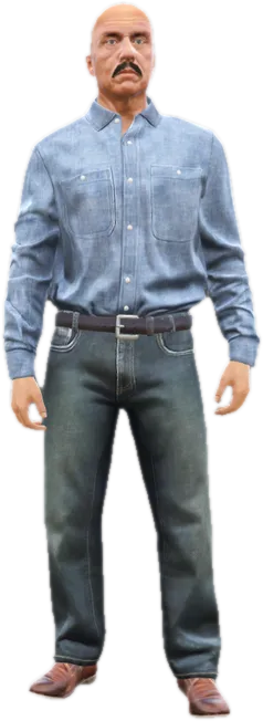 Transparent PNG of the GTA V ped cs_manuel