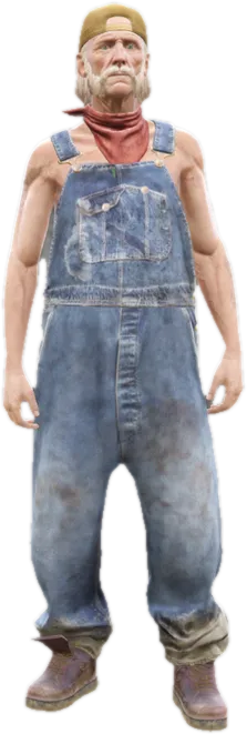 Transparent PNG of the GTA V ped cs_old_man2