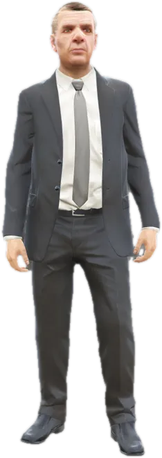 Transparent PNG of the GTA V ped cs_paper