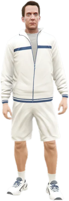 Transparent PNG of the GTA V ped cs_tenniscoach