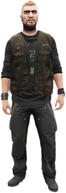 Transparent PNG of the GTA V ped cs_terry