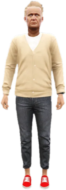 Transparent PNG of the GTA V ped csb_alan