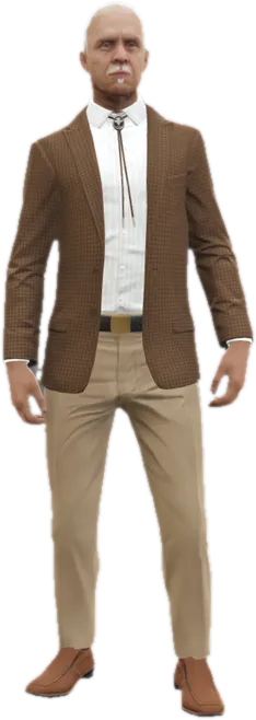 Transparent PNG of the GTA V ped csb_avery